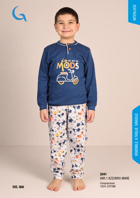 PIGIAMA BAMBINO M/L 2041 Tellini S.R.L. Veleprodajna odjeća